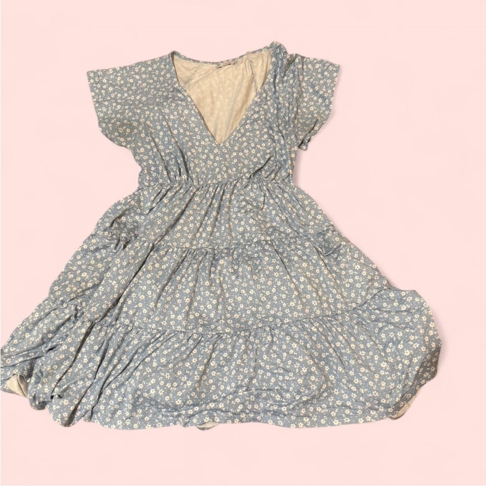 Urban Outfitters Blue Babydoll Dress